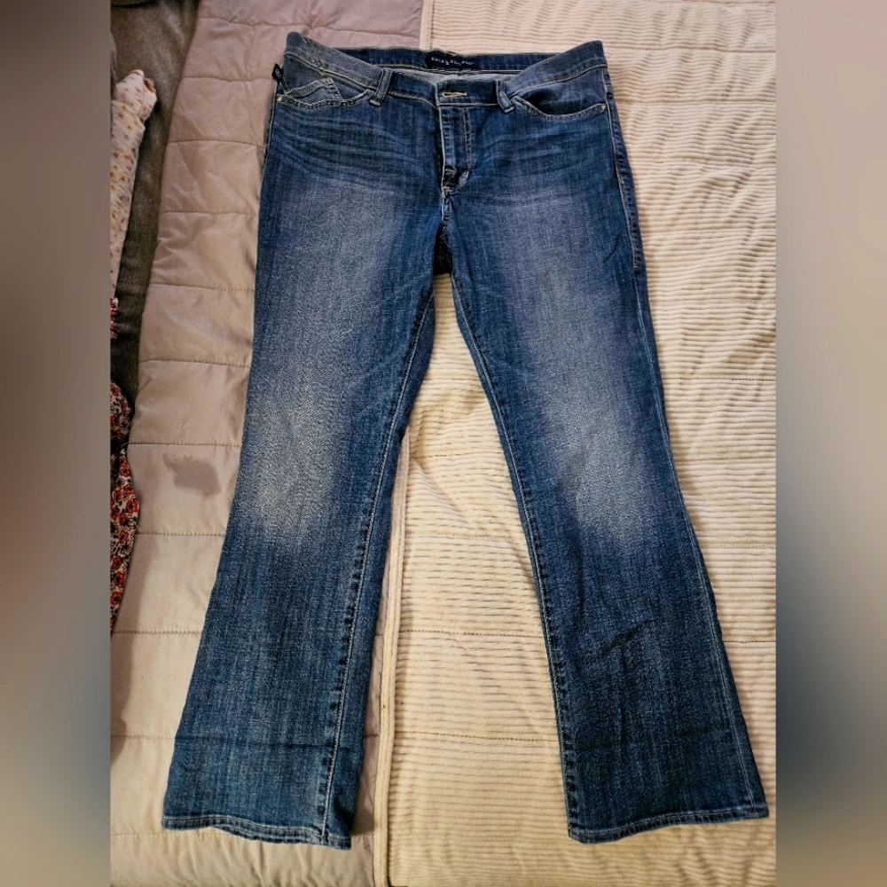 Rock & Republic Classic Blue Denim Jeans. Size 14